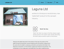 Tablet Screenshot of laguna-ltd.com